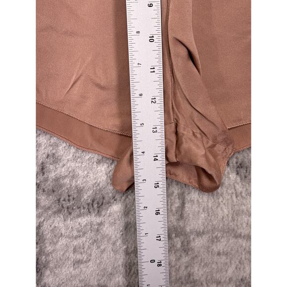 LUNYA Pajama Shorts Medium Womens Washable Silk Dusty Pink - Picture 4 of 6